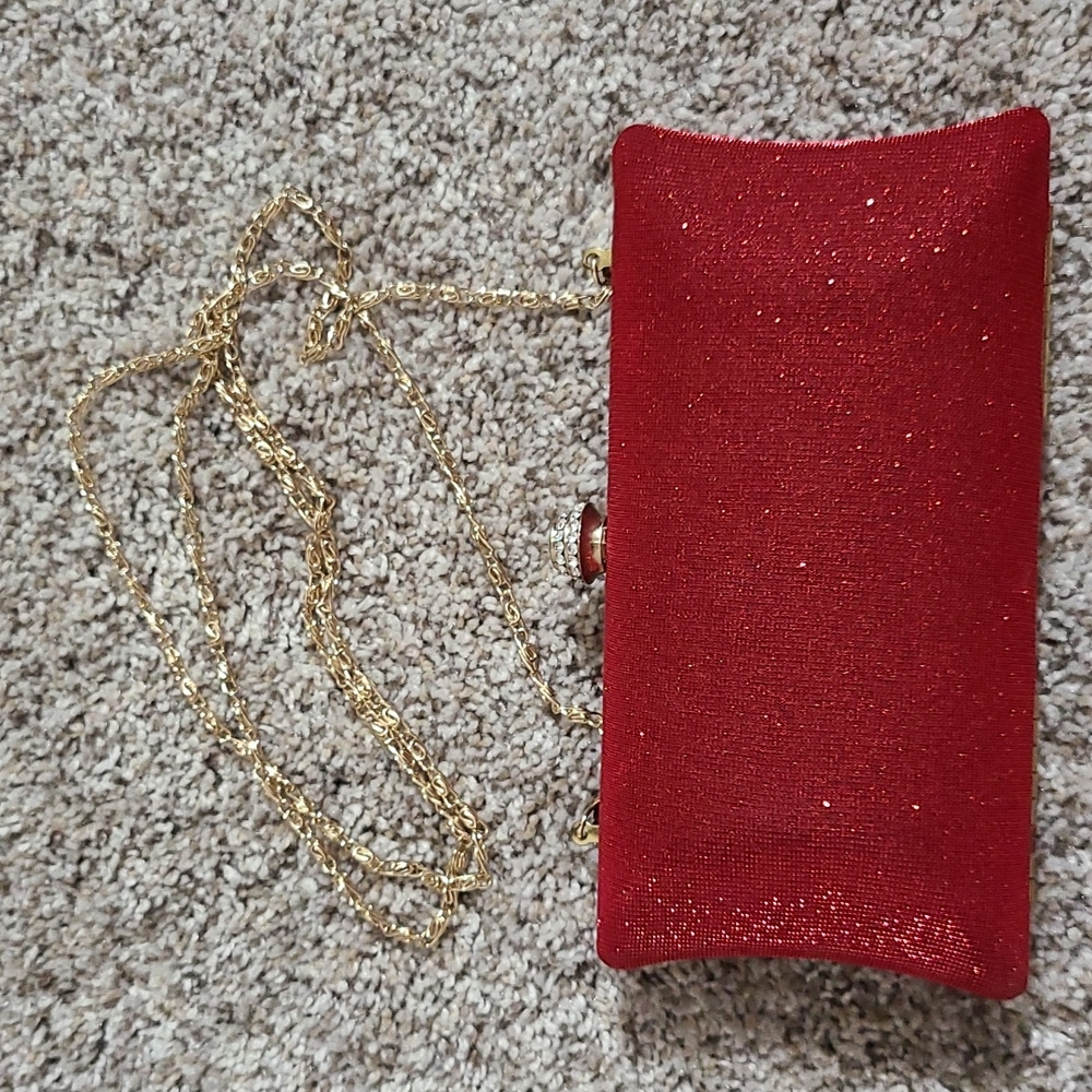 Elegant red purse